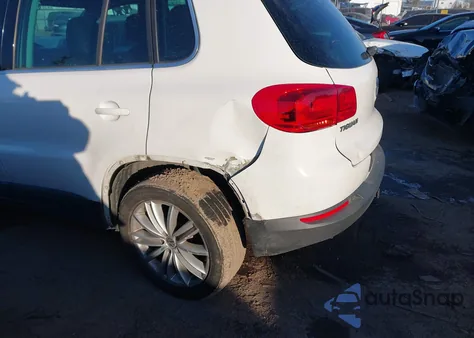 2012 Volkswagen Tiguan Se из США, поврежденный, VIN WVGAV7AX3CW537498